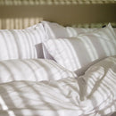 Scandinavische witte dekbedovertrekset