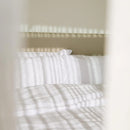 Scandinavische witte dekbedovertrekset