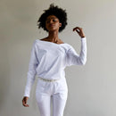 Ladies: The Cold Shoulder Longsleeve Top