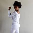 Ladies: The Cold Shoulder Longsleeve Top