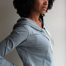 Ladies: The Deep V Hoodie