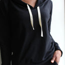 Ladies: The Deep V Hoodie