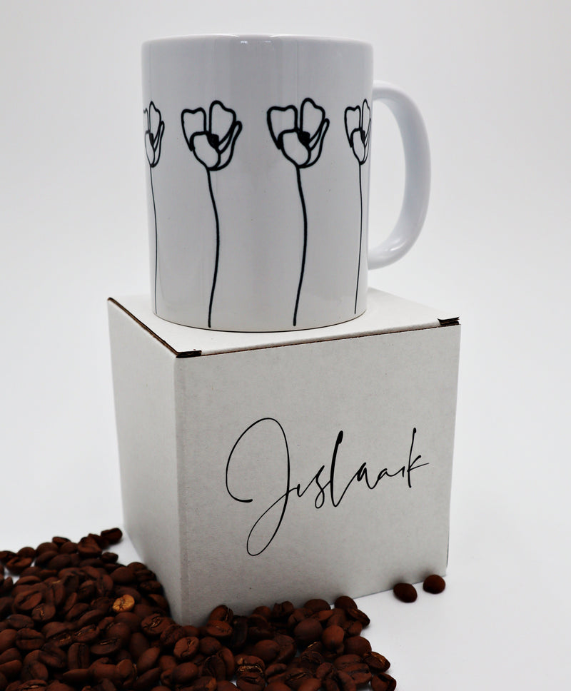 Jislaain Poppies Coffee Mug - Sample